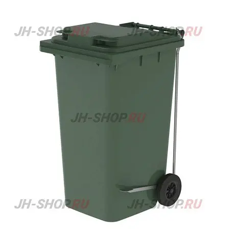 Передвижной мусорный контейнер на двух колесах 120/240 л. картинка
