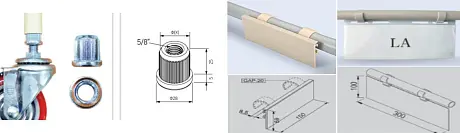 Гравитационный роликовый конвейер ГРК-4-30-7 картинка