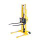Гидравлический штабелер с расширенными опорами и раздвижными вилами JHLIFT WMSA1000, г/п 1000 кг, в/п 1600 мм превью