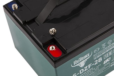 Тяговый гелевый аккумулятор RuTrike 6-DZF-28 картинка