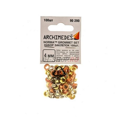 Заклепки для заклепочника, 100шт. ARCHIMEDES картинка