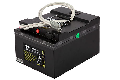 Литиевый тяговый аккумулятор RuTrike (60V20A/H) картинка