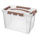 Ящик для хранения Grand box 290х190х180 6,65 л. с крышкой, замками превью
