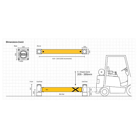 Ограждение для стеллажей iFlex Single RackEnd Barrier картинка