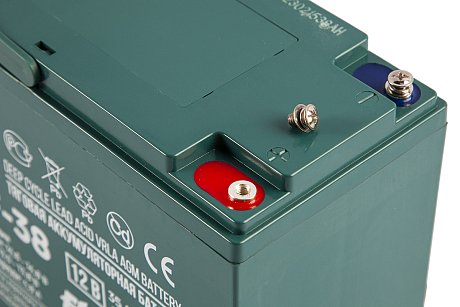 Тяговый гелевый аккумулятор RuTrike 6-EVF-38 картинка