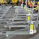 Оцинкованная гидравлическая тележка (рохля) JHLIFT WH-30G, 3000 кг, 1150х540 мм, с нейлоновыми колесами превью