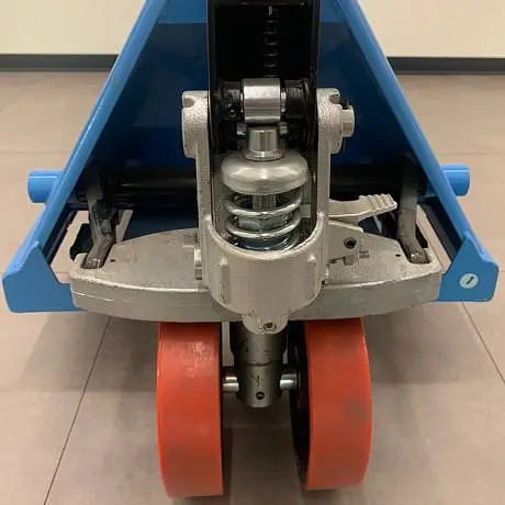 Гидравлическая тележка (рохля) TOR RHP (BF), 2500 кг, 1150х550 мм, с полиуретановыми колесами картинка