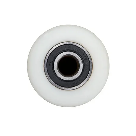 Коротковильная гидравлическая тележка (рохля) JHLIFT BF25-H, 2500 кг, 800х550 мм, усилен., с нейлоновыми колесами картинка