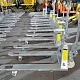 Оцинкованная гидравлическая тележка (рохля) JHLIFT WH-30G, 3000 кг, 1150х540 мм, с нейлоновыми колесами превью