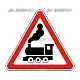 Предупреждающий знак 1.2 — Железнодорожный переезд без шлагбаума  превью