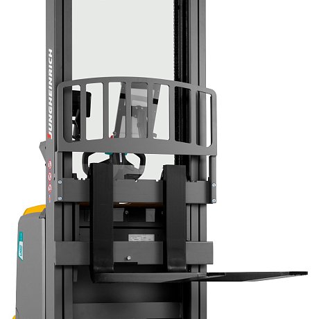Штабелер электрический самоходный Jungheinrich EJC 220b DZ, 4800 мм для обработки паллет поперек картинка