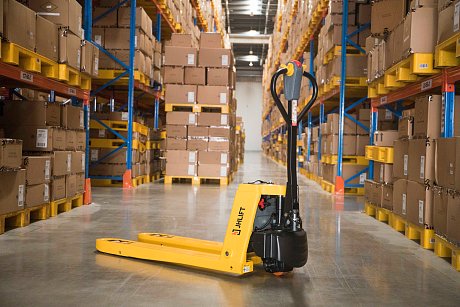 Тележка электрическая самоходная JHLIFT EPT 15H WB, 1500 кг, 1150 x 550 мм, с колесом баланса, Li-Ion с батареей 48V, 15 Ah картинка