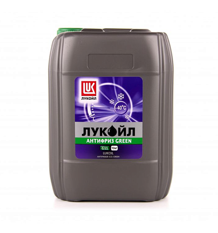 Антифриз Лукойл G11 GREEN, канистра 10 кг картинка