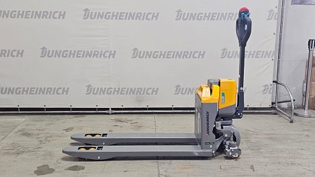 Тележка электрическая самоходная Jungheinrich PTE 15Q, Li-Ion с батареей 24V, 50Ah, 1500 кг, 1150 x 540 мм, с колесами баланса картинка