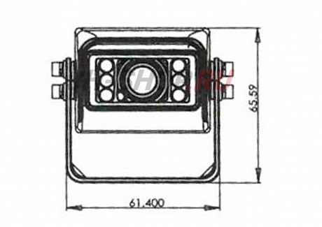Камера заднего вида проводная (1705-00017) картинка