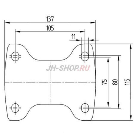Колесо Tente ALPHA 3478IEP картинка