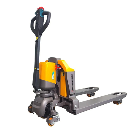 Тележка электрическая самоходная Jungheinrich PTE 15Q, Li-Ion с батареей 24V, 50Ah, 1500 кг, 1150 x 540 мм, с колесами баланса картинка