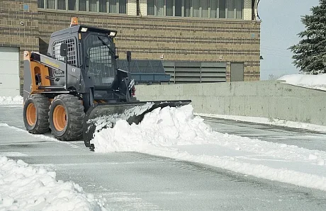 Отвал для уборки снега с механическим поворотом Bawoo 1600 (мм) картинка