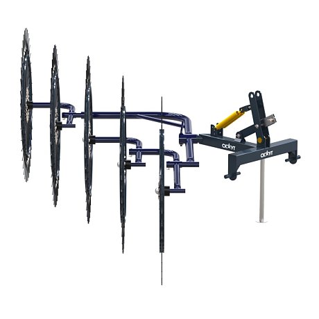 Грабли ворошилки СКАУТ PL-5600 для трактора, пять колес сгребания картинка