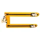 Длинновильная гидравлическая тележка (рохля) JHLIFT LBF20, 2000 кг, 1800х550 мм, с нейлоновыми колесами превью