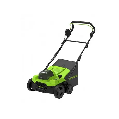 Аэратор-скарификатор аккумуляторный Greenworks GD40SC38IIK4, 40V, c АКБ 4Ач и ЗУ картинка