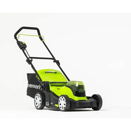 Газонокосилка аккумуляторная Greenworks G24X2LM41, 2*24V, 41 см, с 2хАКБ 4Ач и ЗУ картинка