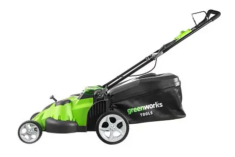 Газонокосилка Greenworks 40V (49 см) с АКБ 4 А/ч и ЗУ картинка