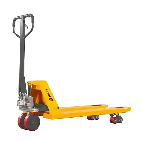 Гидравлическая тележка (рохля) JHLIFT BF25-H, 2500 кг, 1150х550 мм, усилен., колесо полиуретан  картинка