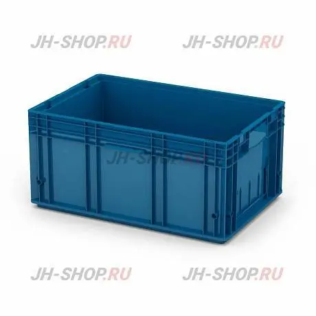 Пластиковый ящик RL-KLT,  голубой,  594х396х280 мм картинка