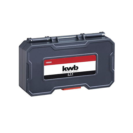 Набор бит, сверл, головок KWB, 22 предмета, кейс картинка