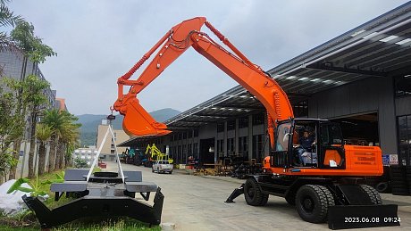Экскаватор колесный Jinggong JG230S картинка