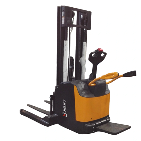 Штабелер электрический самоходный JHLIFT CTD 20 S premium, 6000 мм, с увеличенным расстоянием между опорными консолями и платформой оператора, АКБ Li-Ion  картинка