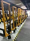 Гидравлический штабелер с расширенными опорами и раздвижными вилами JHLIFT WMSA1000, г/п 1000 кг, в/п 1600 мм превью