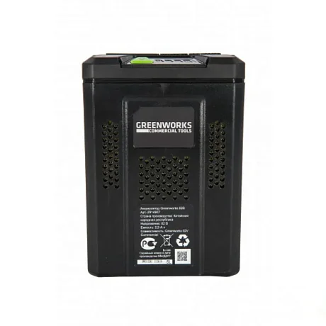 Аккумулятор GreenWorks G82B2, 82 В, 2,5 Ач картинка
