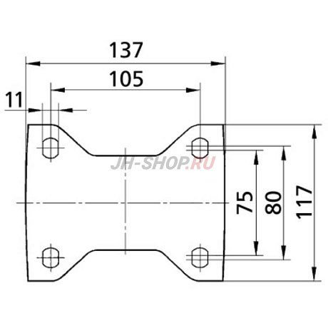 Колесо Tente ZETA 4688IEP картинка