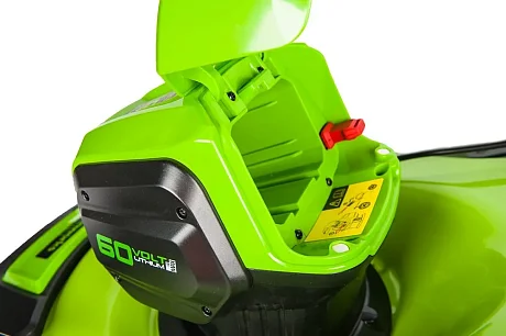 Газонокосилка аккумуляторная Greenworks GD60LM46HP 60V (46 см) с 4 А.ч АКБ и ЗУ картинка