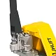 Коротковильная гидравлическая тележка (рохля) JHLIFT BF25-H, 2500 кг, 800х550 мм, усилен., с резиновыми колесами превью