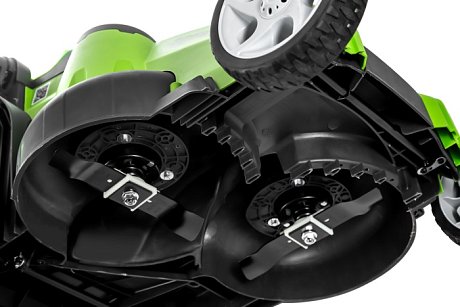 Газонокосилка Greenworks 40V (49 см) с АКБ 4 А/ч и ЗУ картинка