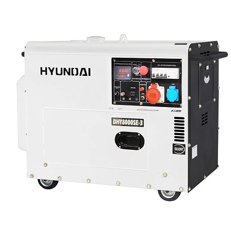 Дизельный генератор HYUNDAI DHY 8000SE-3 картинка