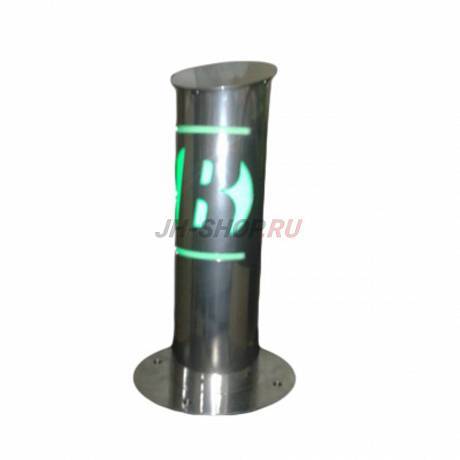 Столбик анкерный/бетонируемый "Премиум" плазменная резка с подсветкой картинка
