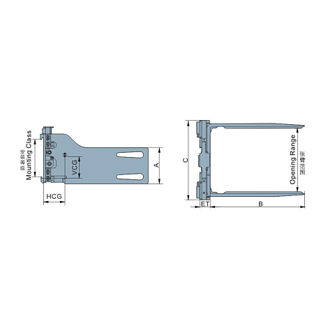 Захват для кип RJ18ST-B1 г/п 1900кг картинка