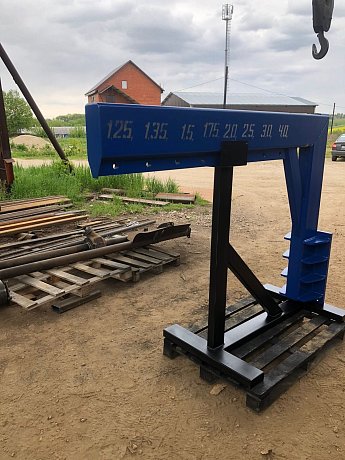 Стрела безблочная Г-образная (крепление на каретку) СБГ-15/15/15/6 картинка