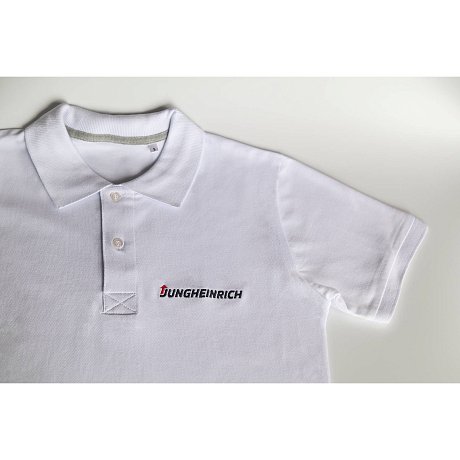 Футболка-поло мужская белая картинка