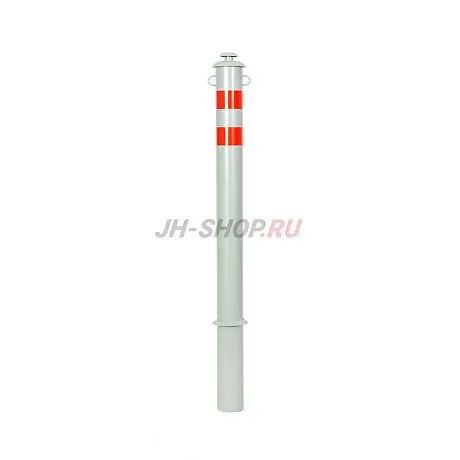 Столбик бетонируемый серии "Город" , цвета: Серебристый глянец / Хром картинка