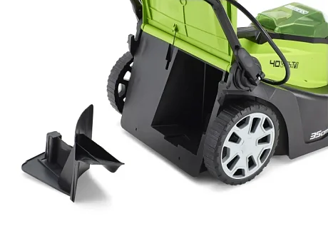 Газонокосилка аккумуляторная Greenworks G40LM35K2 40V 35 см c 1 АКБ 2 А.ч и ЗУ картинка
