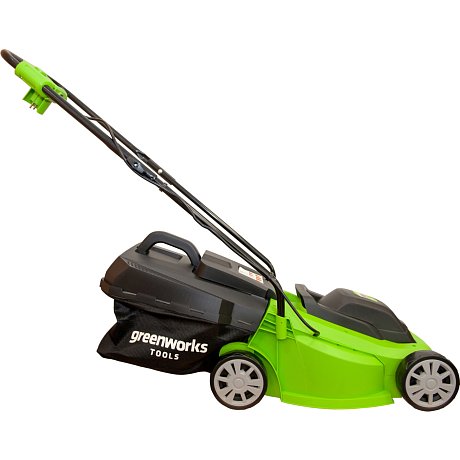 Газонокосилка электрическая Greenworks GD1200LM32, 1200W, 32см картинка