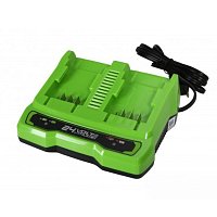 Зарядное устройство на 2 слота Greenworks G24C