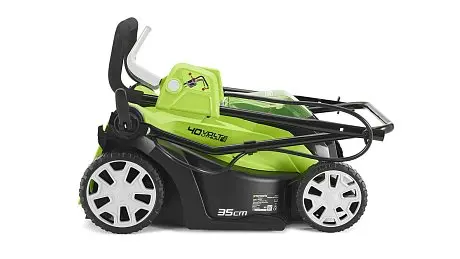 Газонокосилка Greenworks G40LM35 40V, 35 см картинка