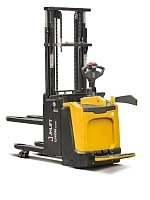 Штабелер электрический самоходный JHLIFT CDD20-X-S-SID для двух паллет с платформой оператора, 1660-2905 мм, Li-Ion