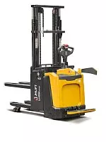 Штабелер электрический самоходный JHLIFT CDD20-X-S-SID для двух паллет с платформой оператора, 1660-2905 мм, Li-Ion